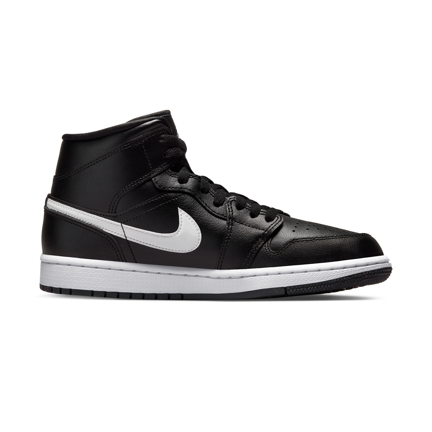 Jordan 1 Mid Black White (Women's)