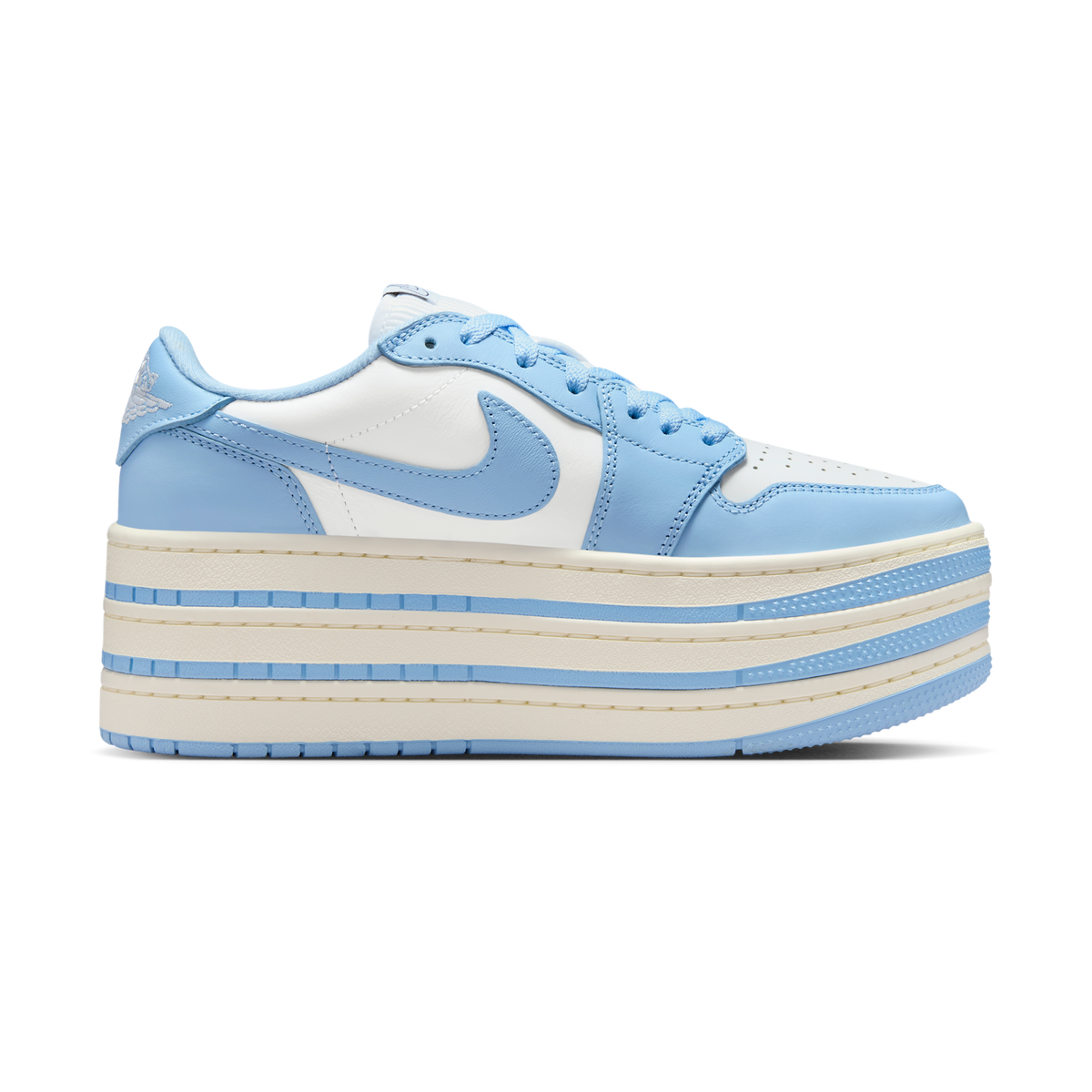 Jordan 1 Low Triple Stack Psychic Blue White (Women's)