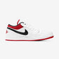 Jordan 1 Low White University Red Black