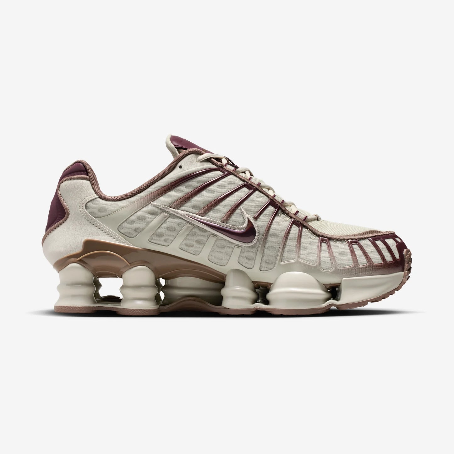 Nike Shox TL Light Bone Burgundy Crush (Women's)