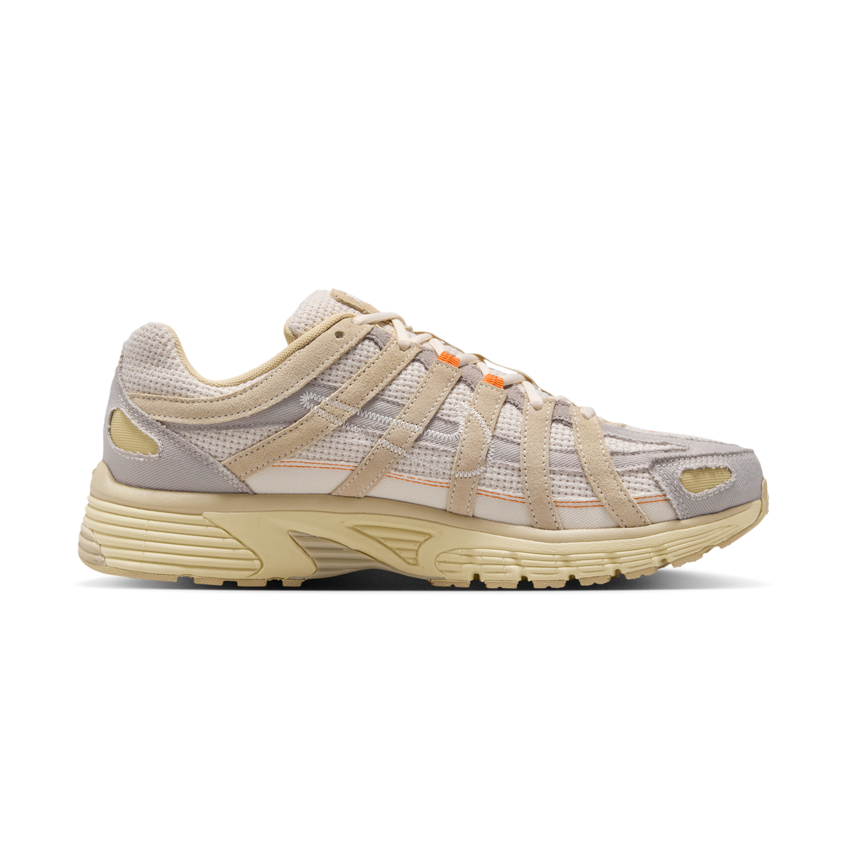 Nike P-6000 College Grey Khaki Safety Orange