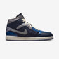 Jordan 1 Mid SE Craft Obsidian French Blue Ashen Slate White