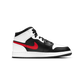 Jordan 1 Mid White Black Chile Red (GS)