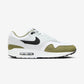 Nike Air Max 1 White Black Medium Olive