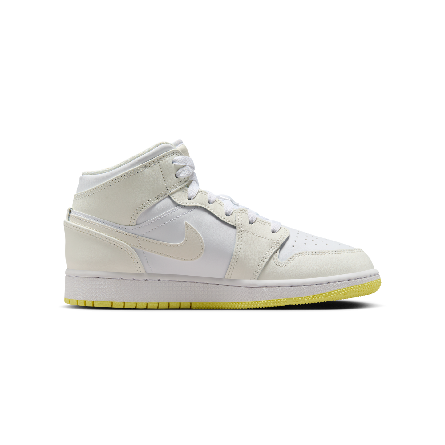 Jordan 1 Mid Sail Light Laser Orange (GS)