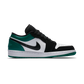 Jordan 1 Low White Black Mystic Green