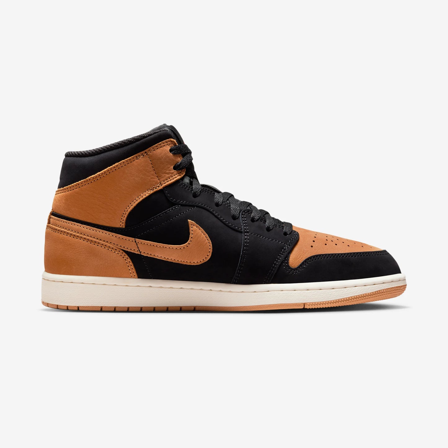 Jordan 1 Mid SE Black Flax