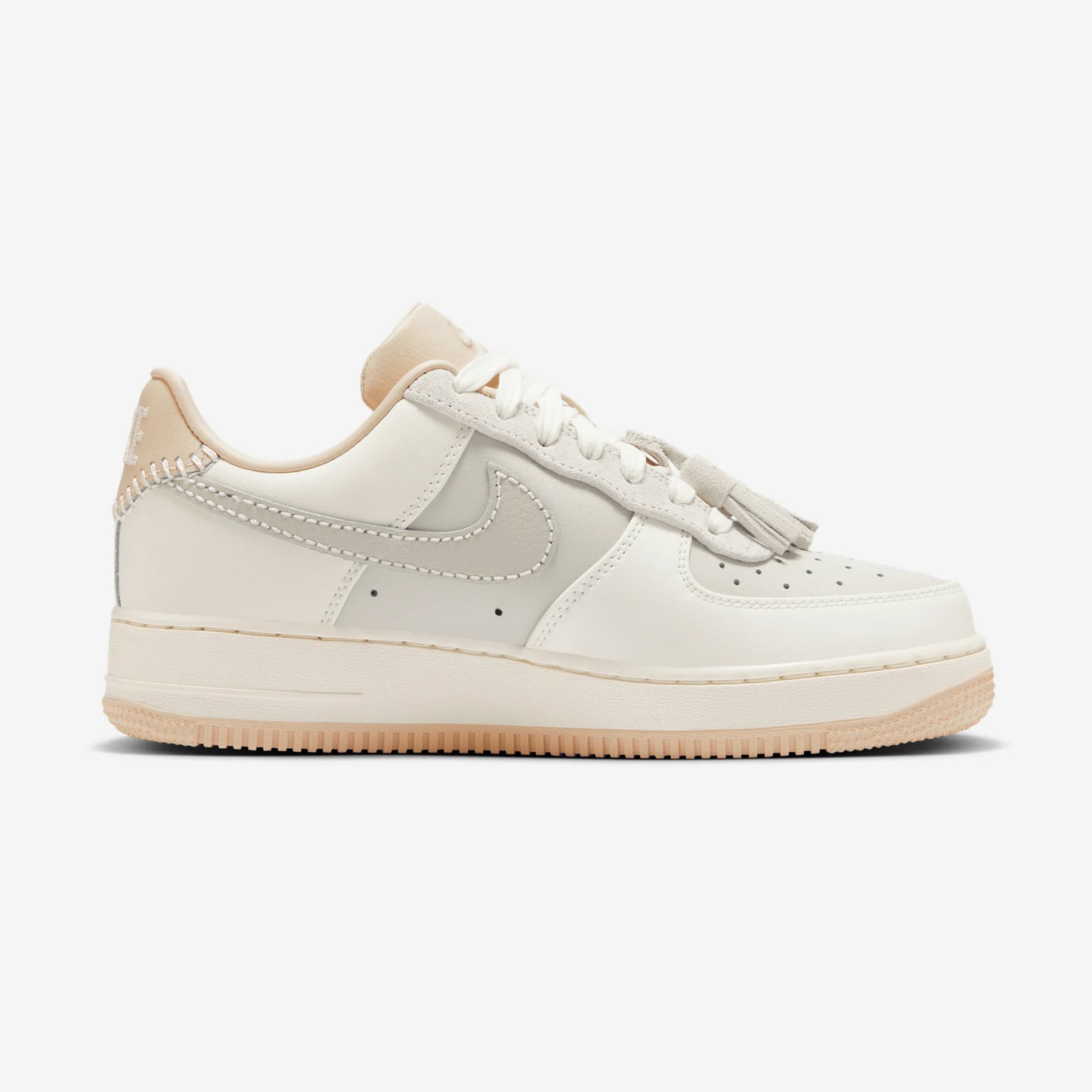 Nike Air Force 1 Low '07 Light Bone Suede Tassels (Women's)