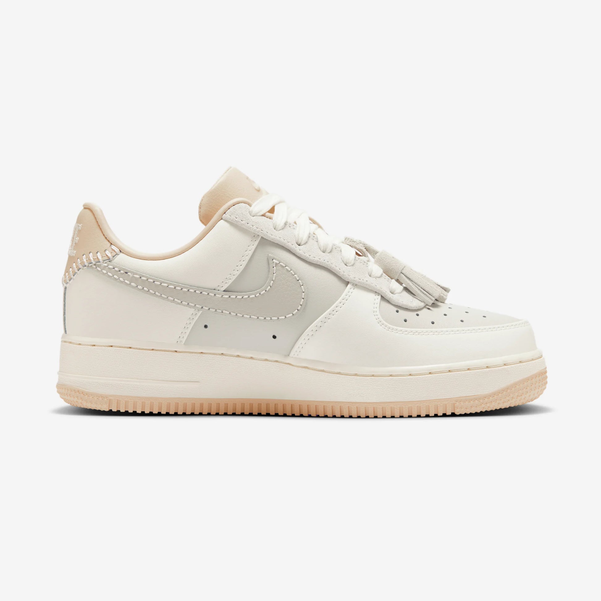 Nike Air Force 1 Low '07 Light Bone Suede Tassels (Women's)