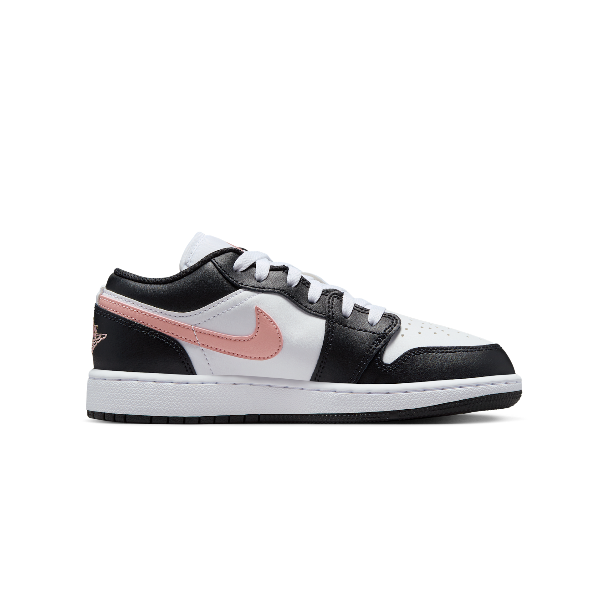 Jordan 1 Low White Black Rust Pink (GS)