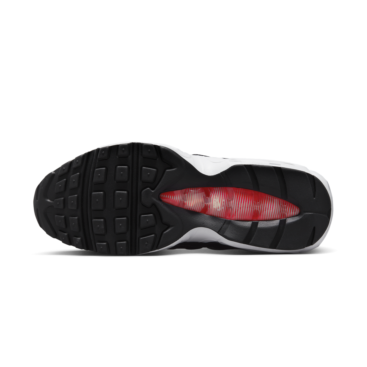 Nike Air Max 95 White Light Iron Ore Black Patent (Women's)