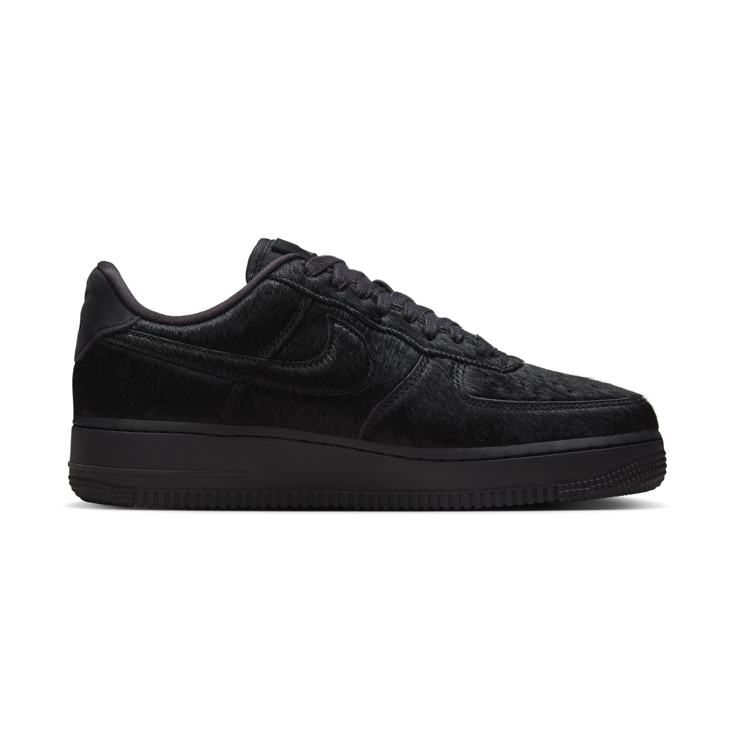Nike Air Force 1 Low '07 Triple Black Pony Hair (Women's)