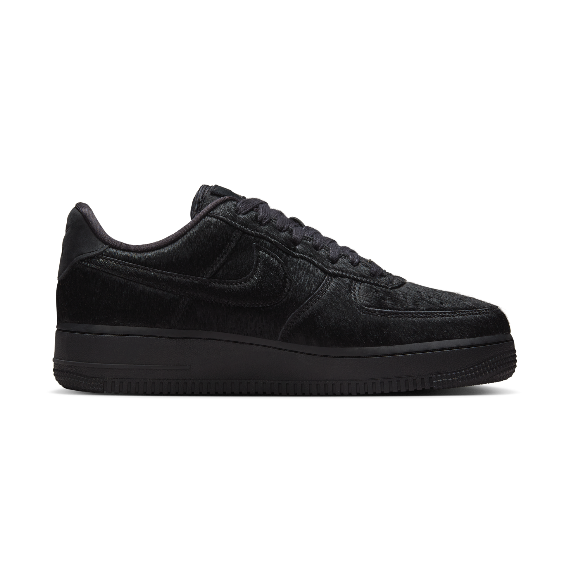 Nike Air Force 1 Low '07 Triple Black Pony Hair (Women's)