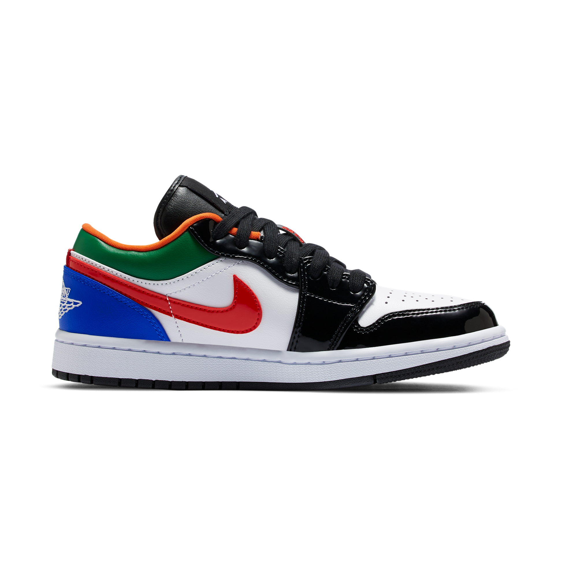 Jordan 1 Low Multi-Color Black Toe (Women's)