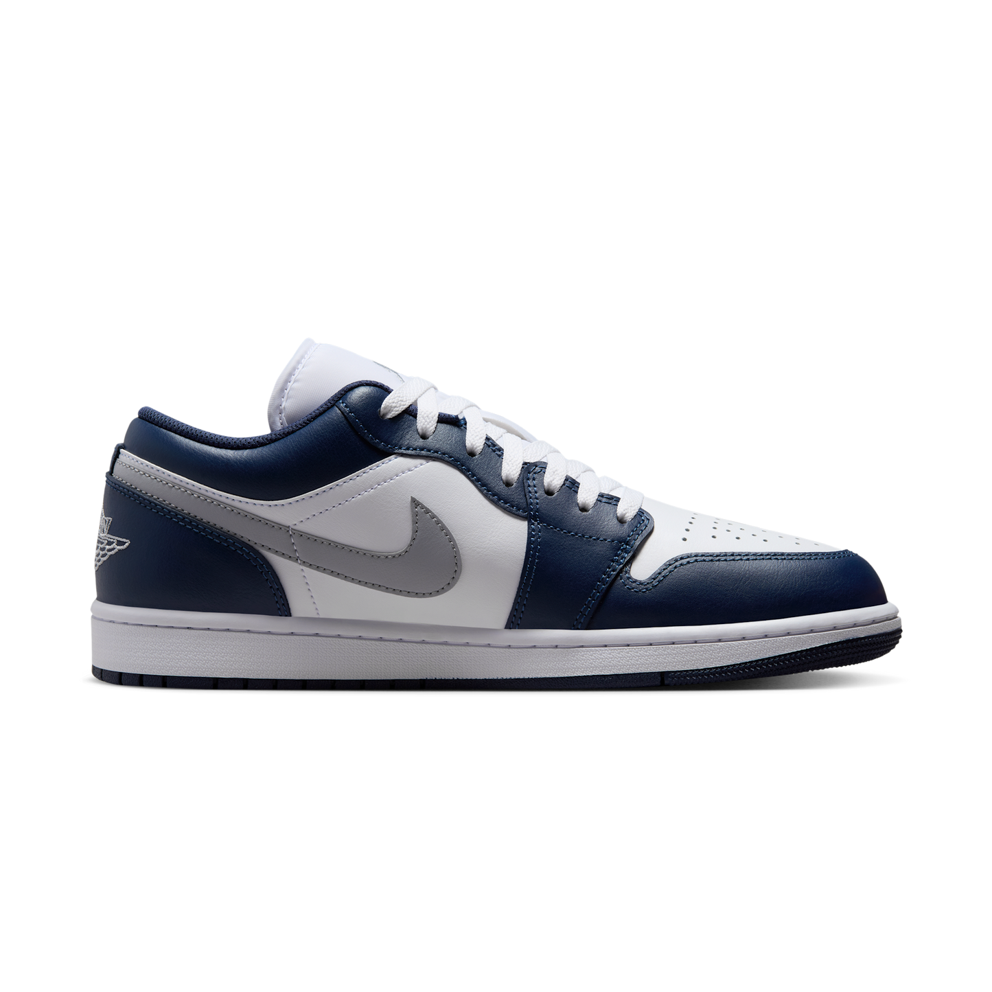 Jordan 1 Low Wolf Grey Midnight Navy