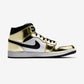 Jordan 1 Mid Metallic Gold Black White