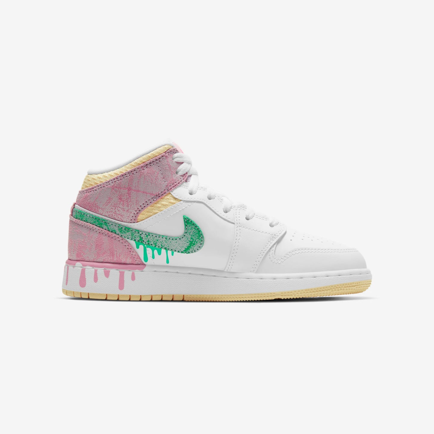 Jordan 1 Mid Paint Drip (GS)