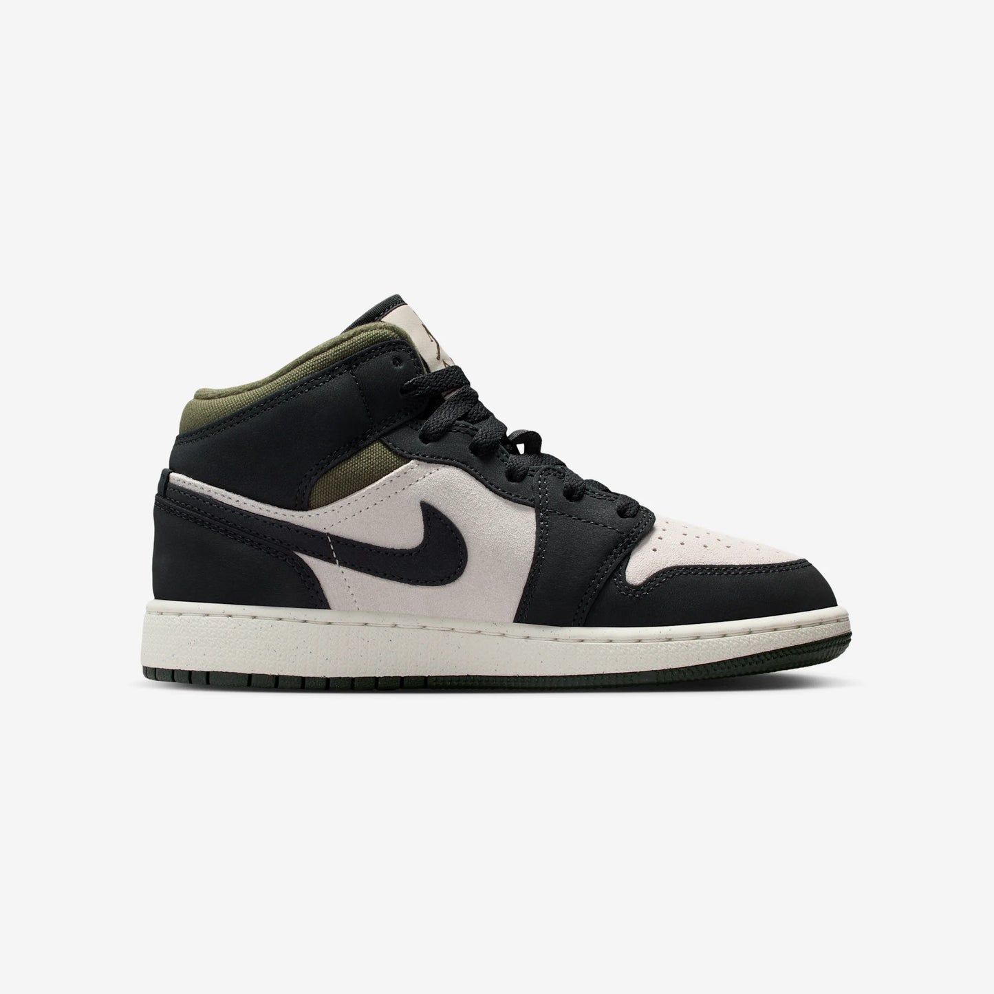 Jordan 1 Mid Off Noir Medium Olive (GS)