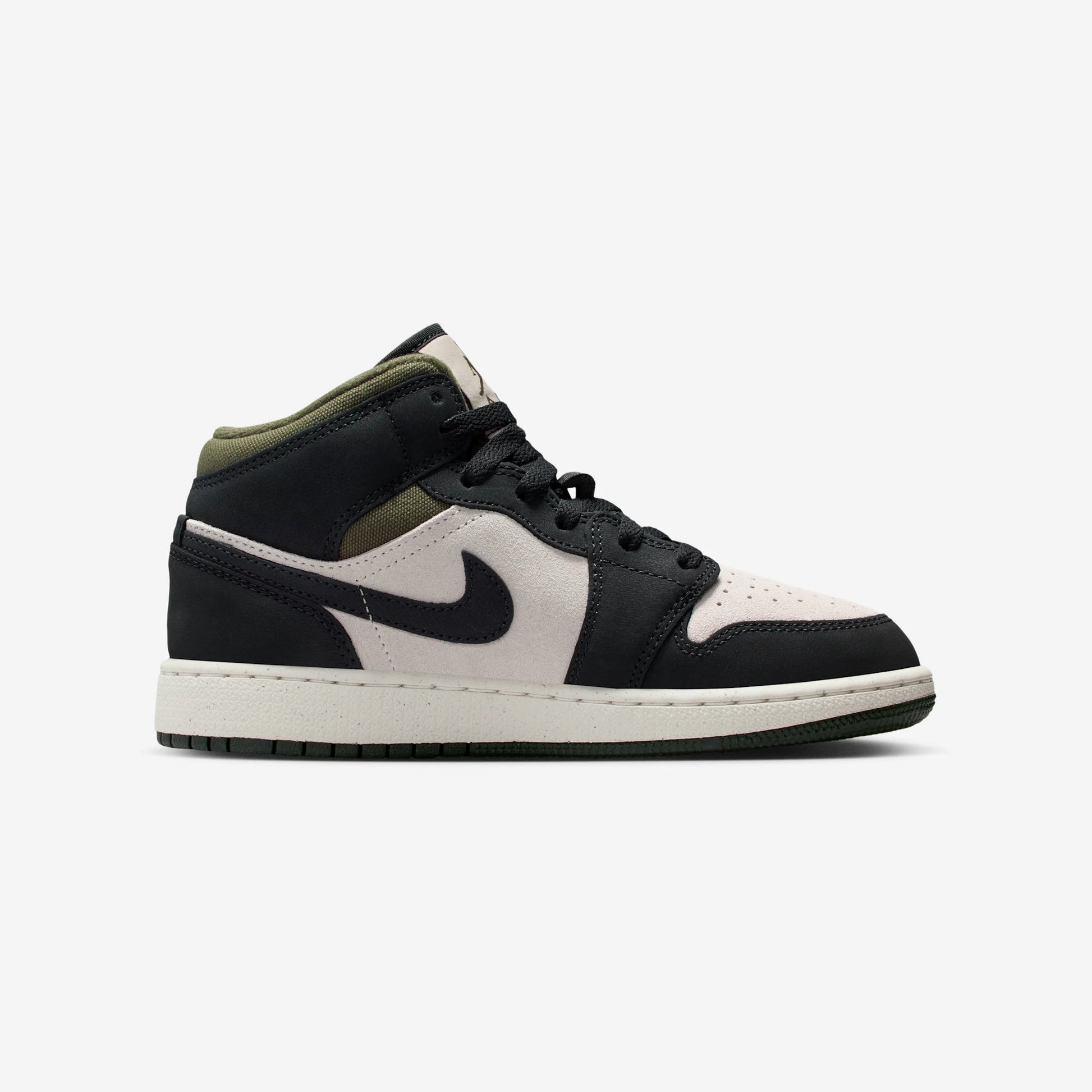 Jordan 1 Mid Off Noir Medium Olive (GS)