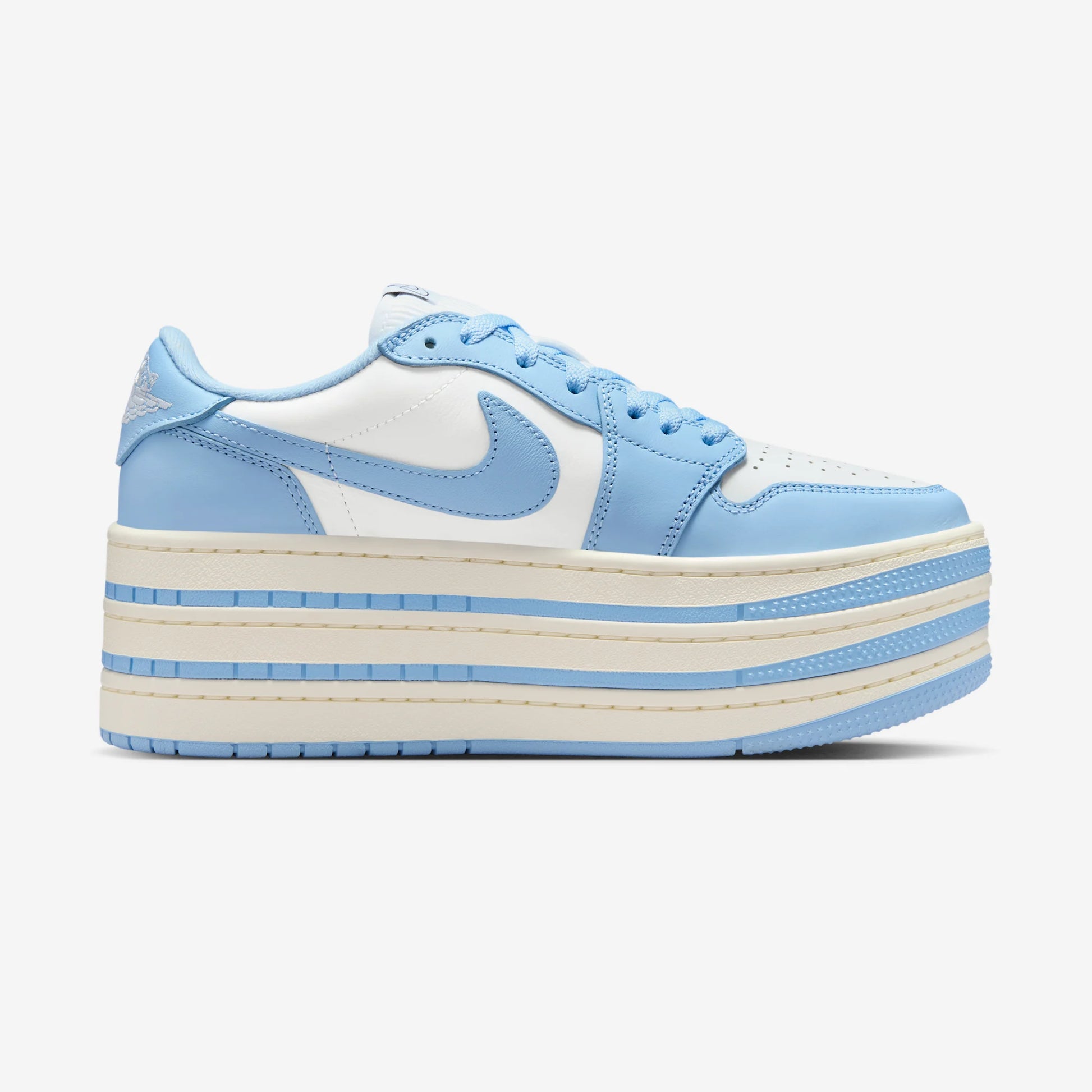 Jordan 1 Low Triple Stack Psychic Blue White (Women's)