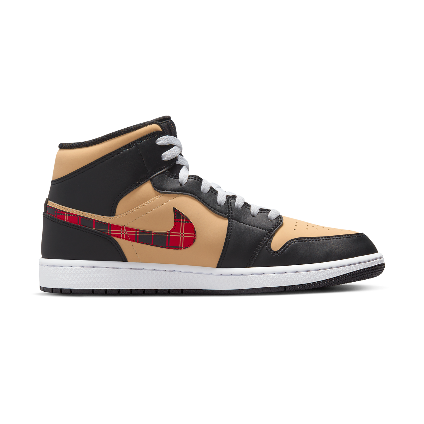 Air Jordan 1 Mid Tartan Swoosh