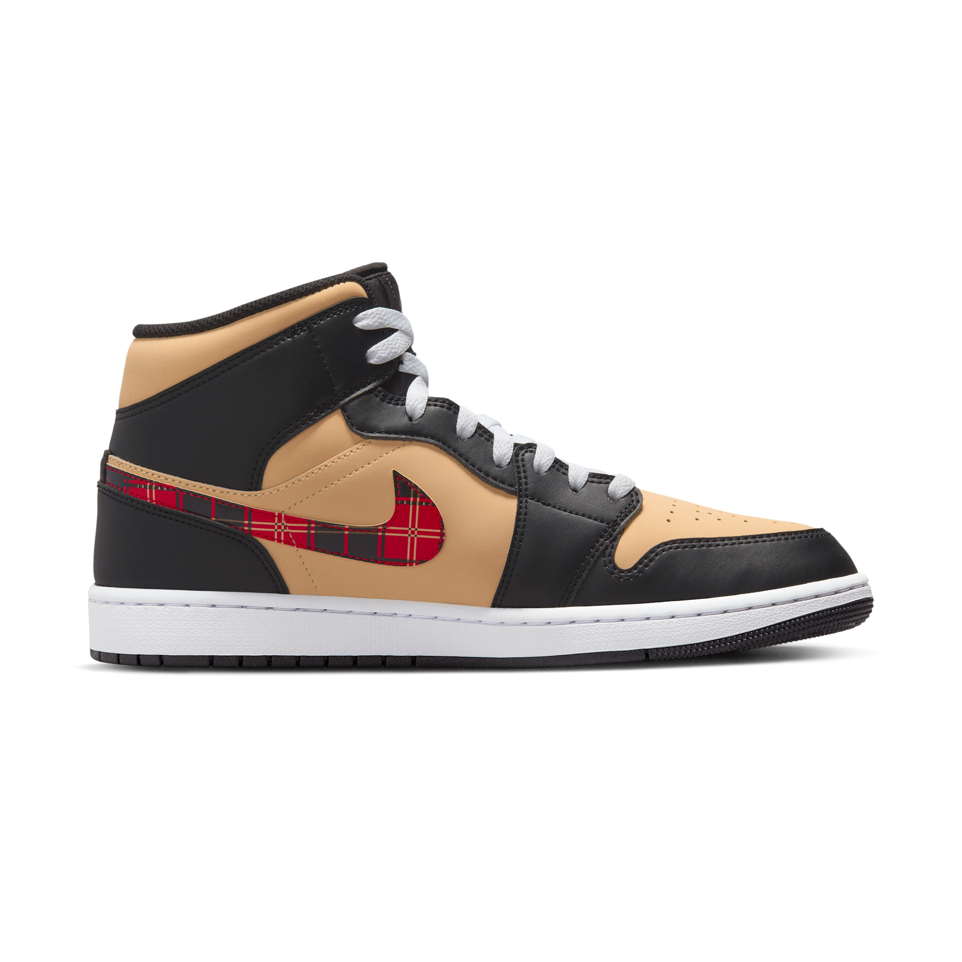 Air Jordan 1 Mid Tartan Swoosh