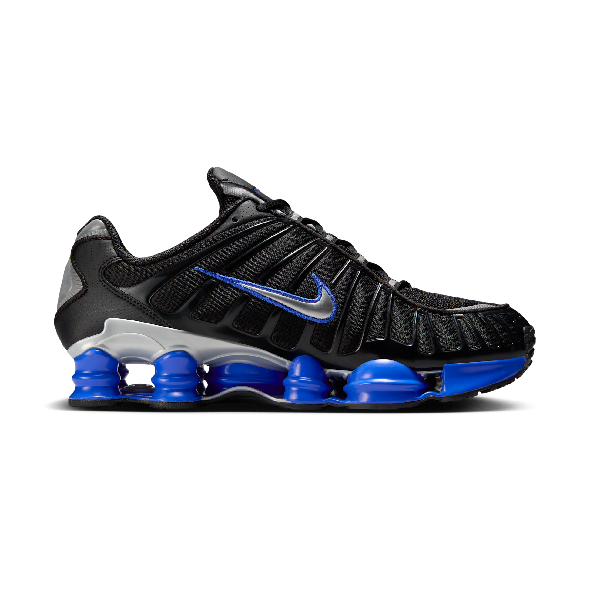 Nike Shox TL Black Racer Blue Metallic Silver