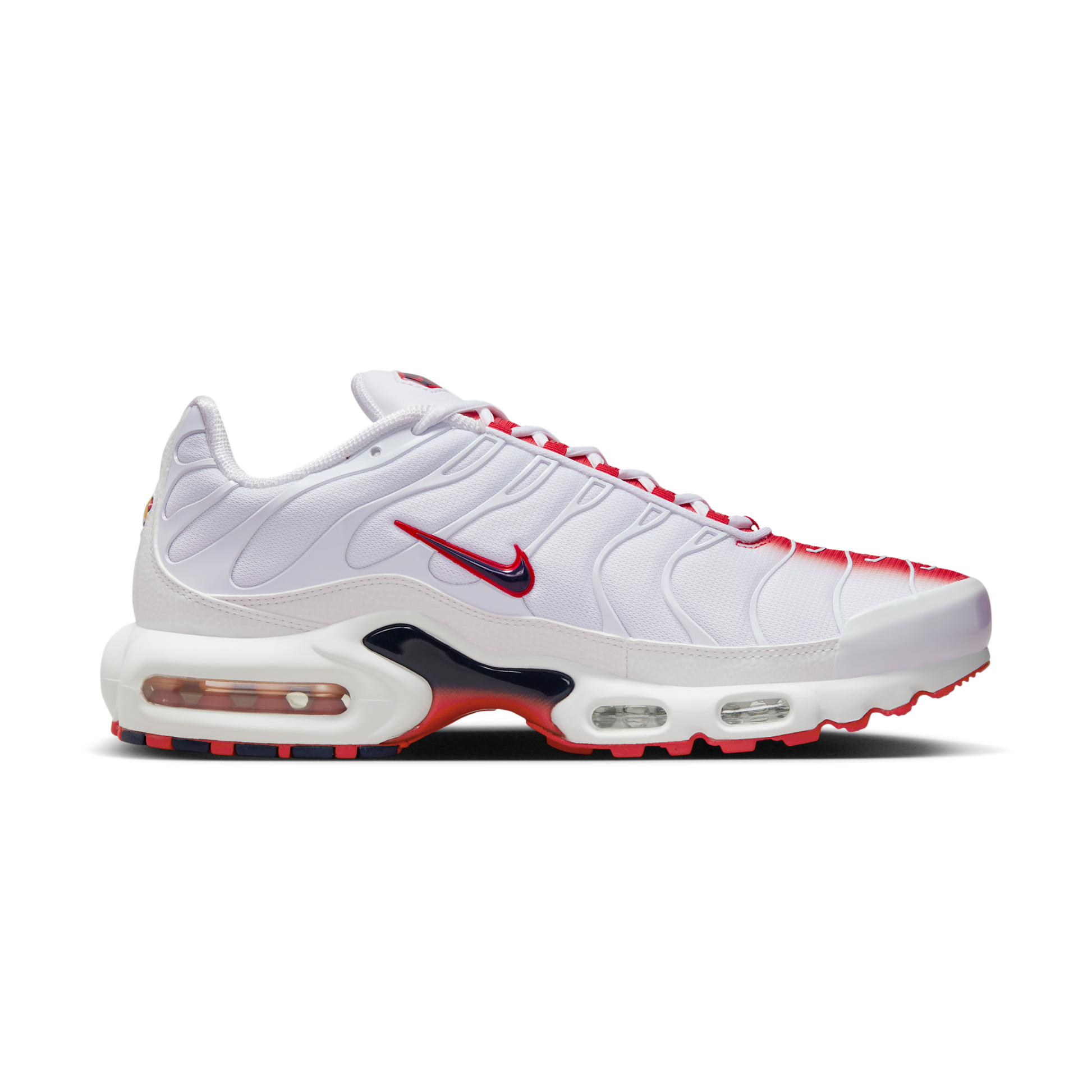 Nike Air Max Plus White University Red