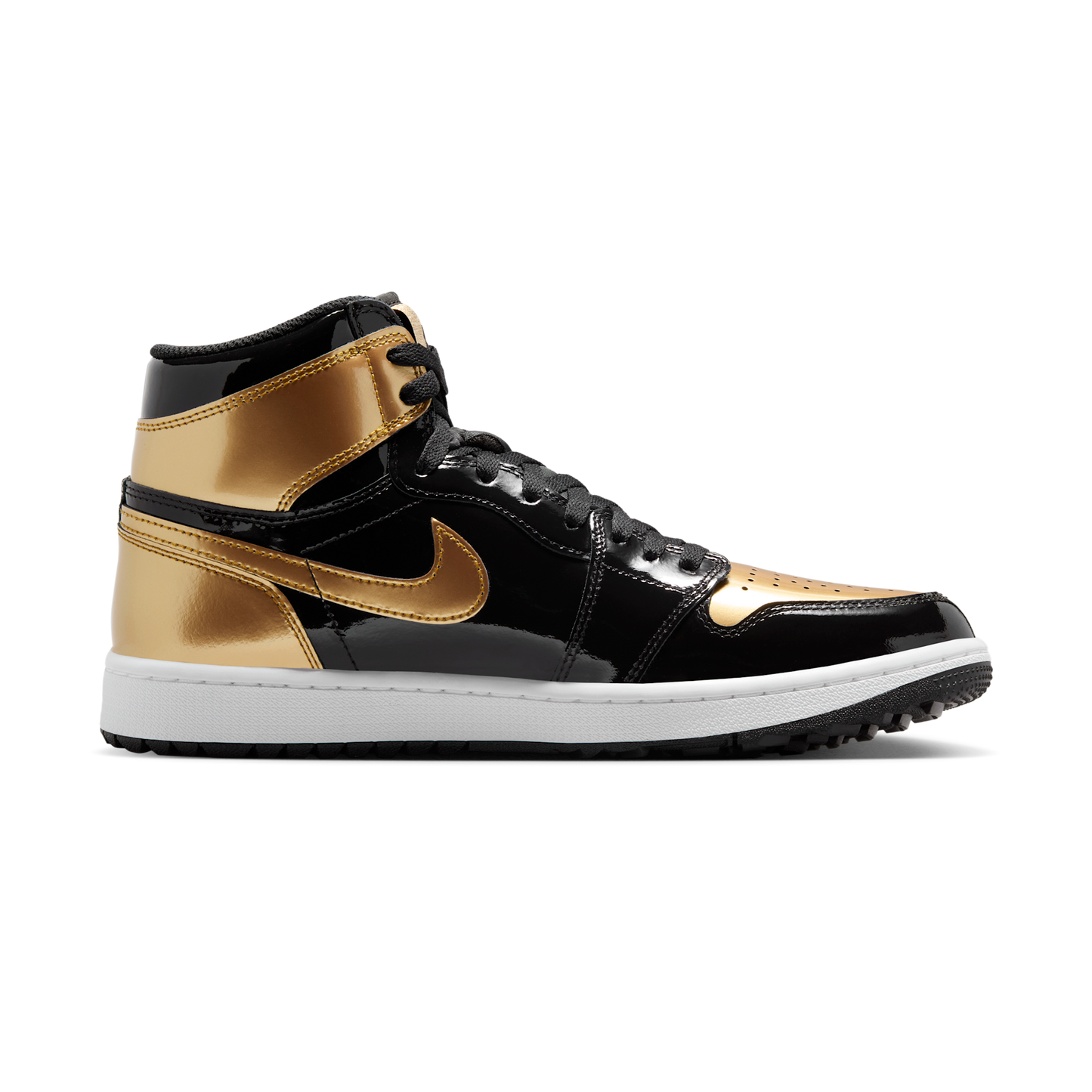 Jordan 1 Retro High Golf Patent Gold Toe