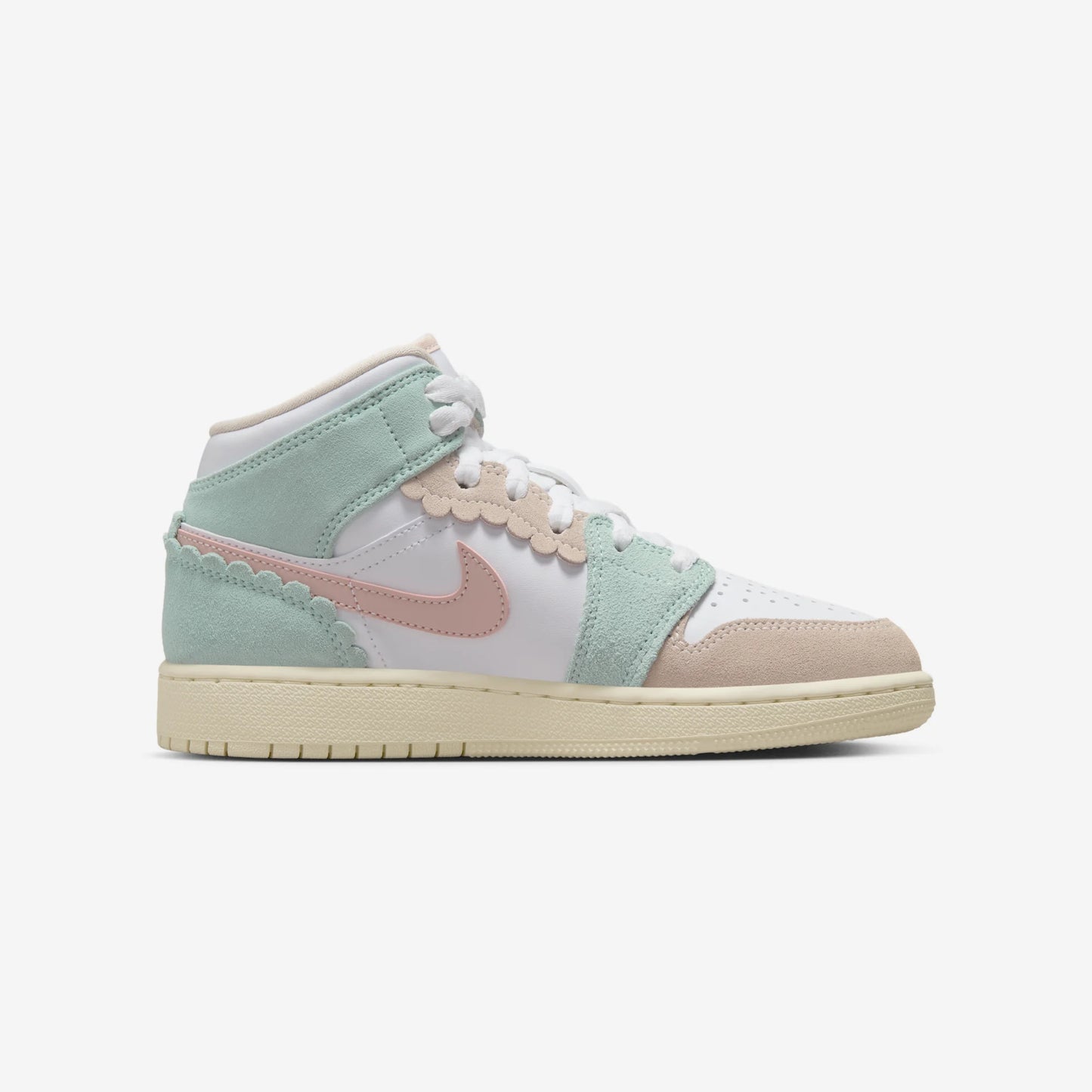 Jordan 1 Mid SE Pink Oxford (GS)