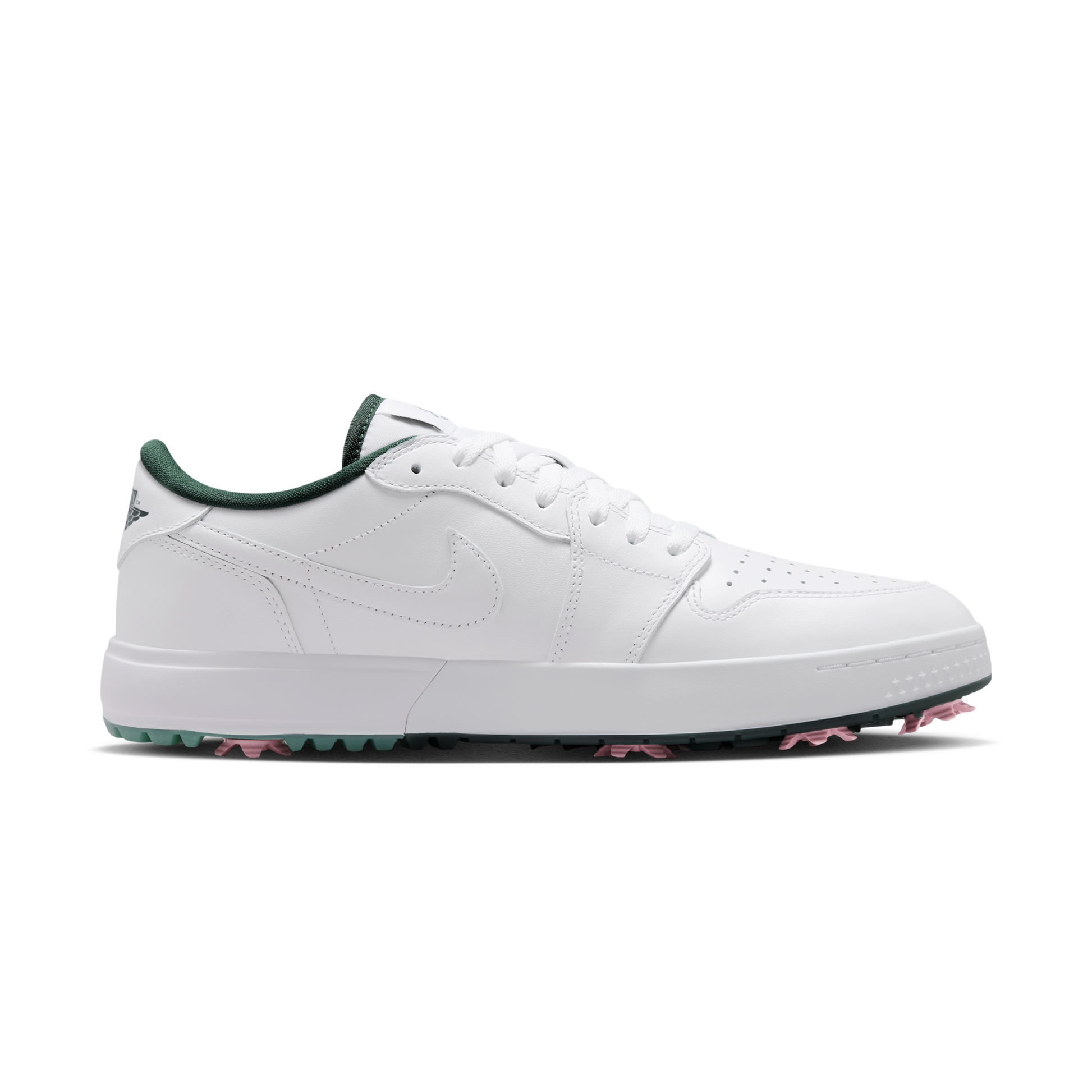 Jordan 1 Low Golf Spiked White Fir Elemental Pink