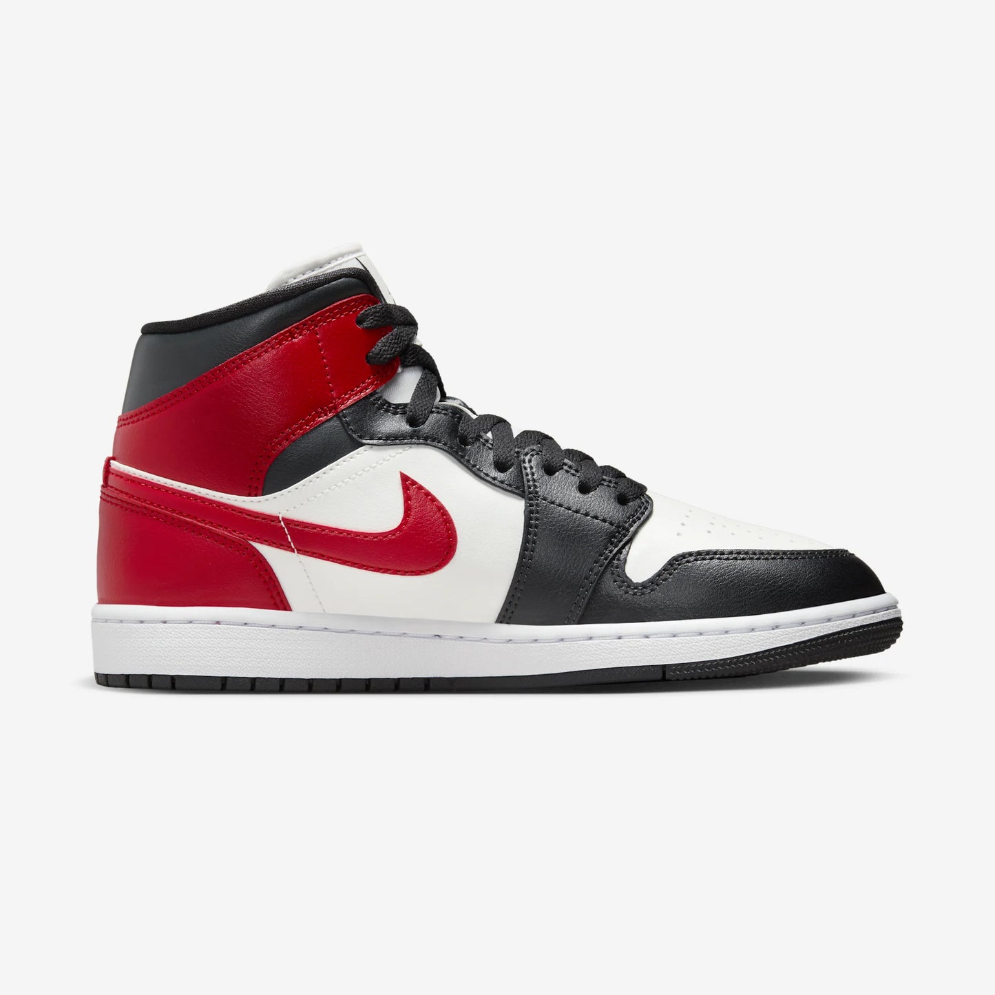 Jordan 1 Mid Gym Red Off Noir (Women's)