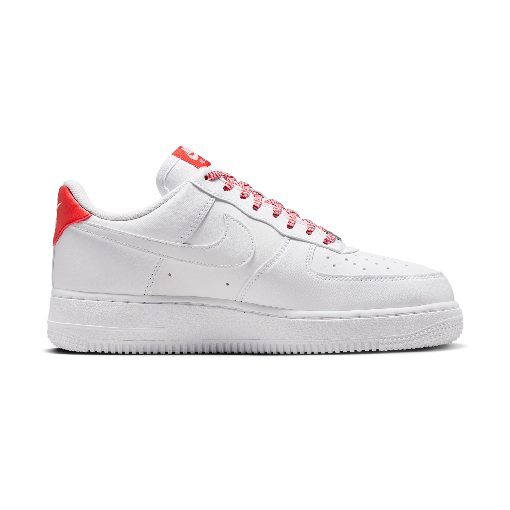 Nike Air Force 1 Low '07 White Pink Foam Metallic Silver Light Crimson (Women's)