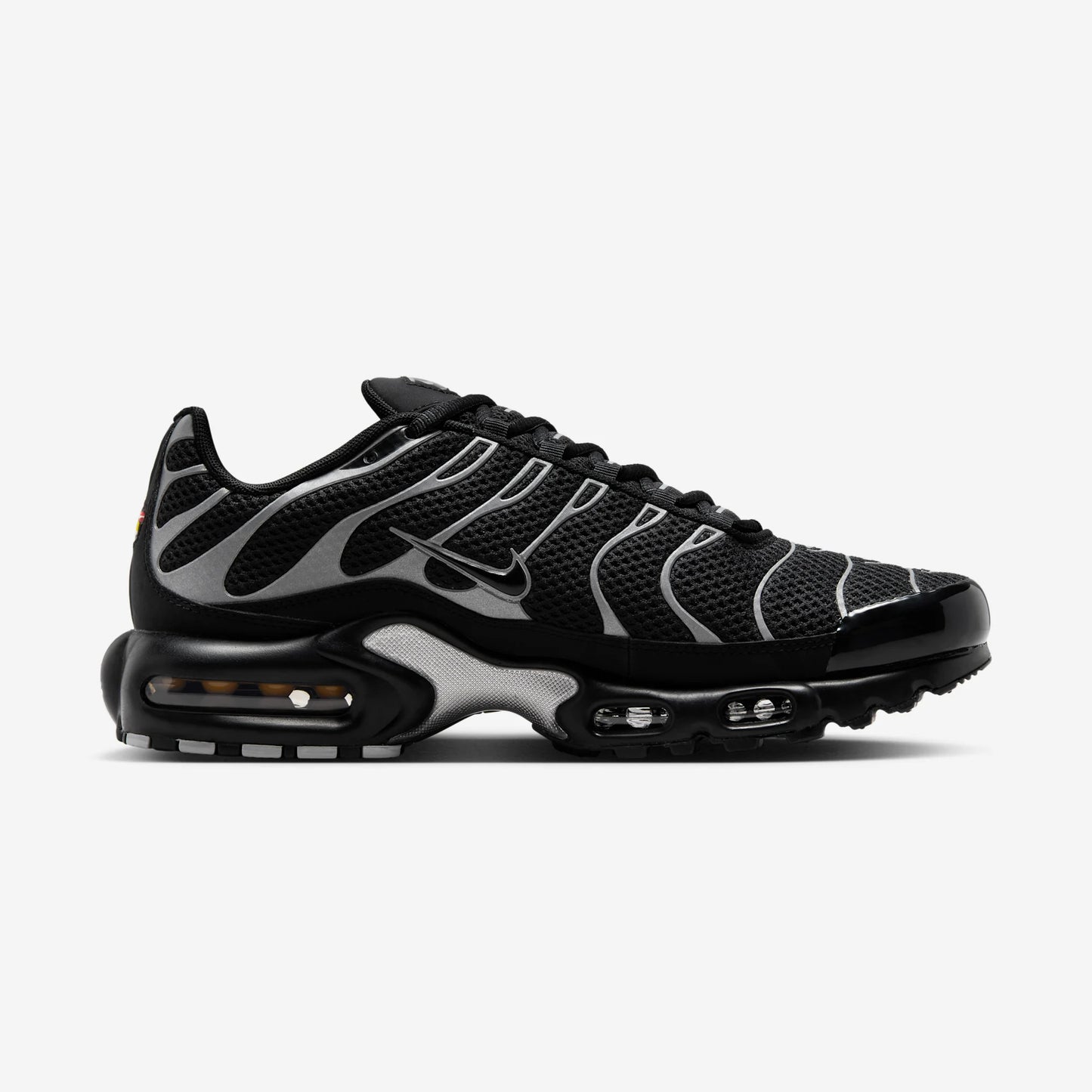 Nike Air Max Plus Premium Black Reflective Silver