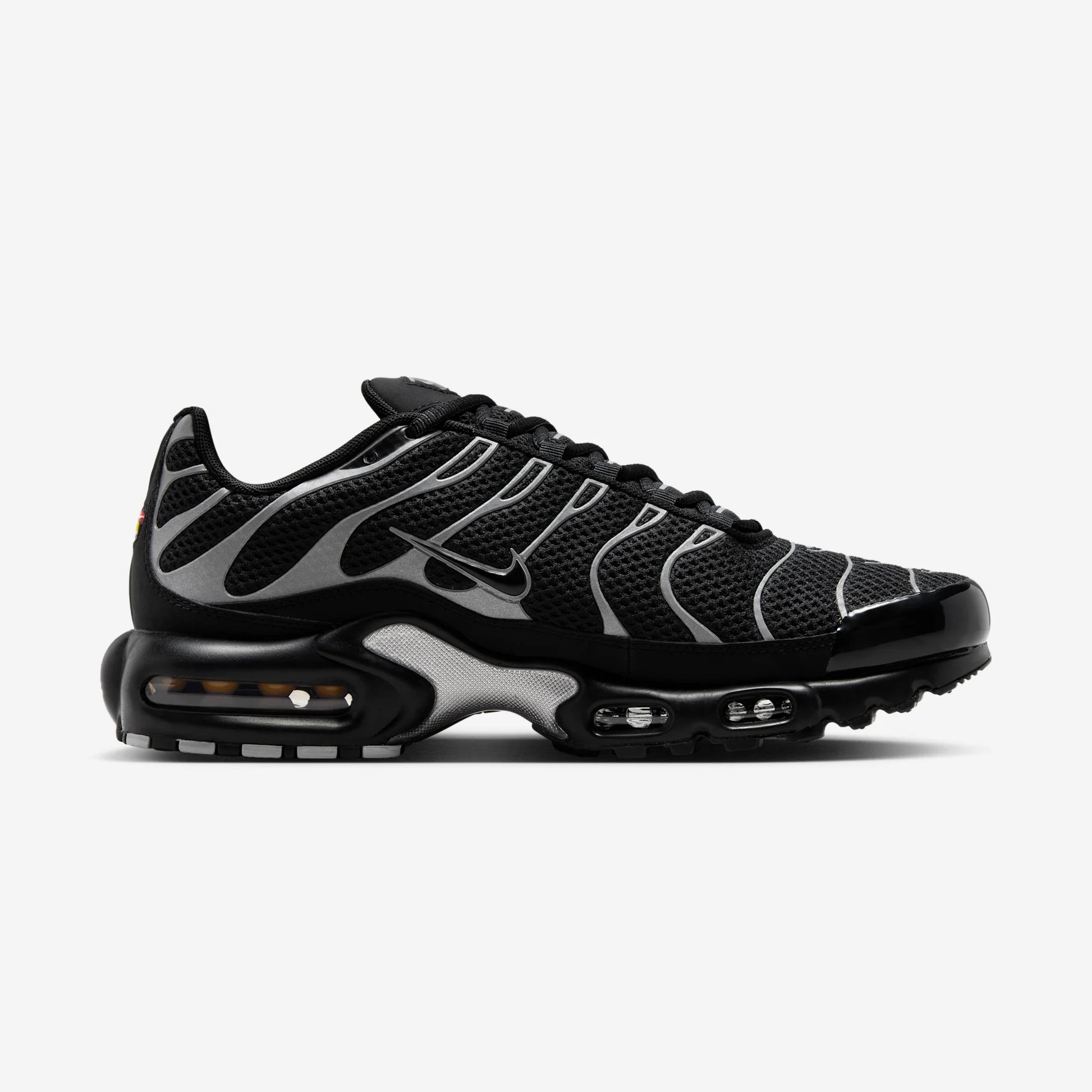 Nike Air Max Plus Premium Black Reflective Silver