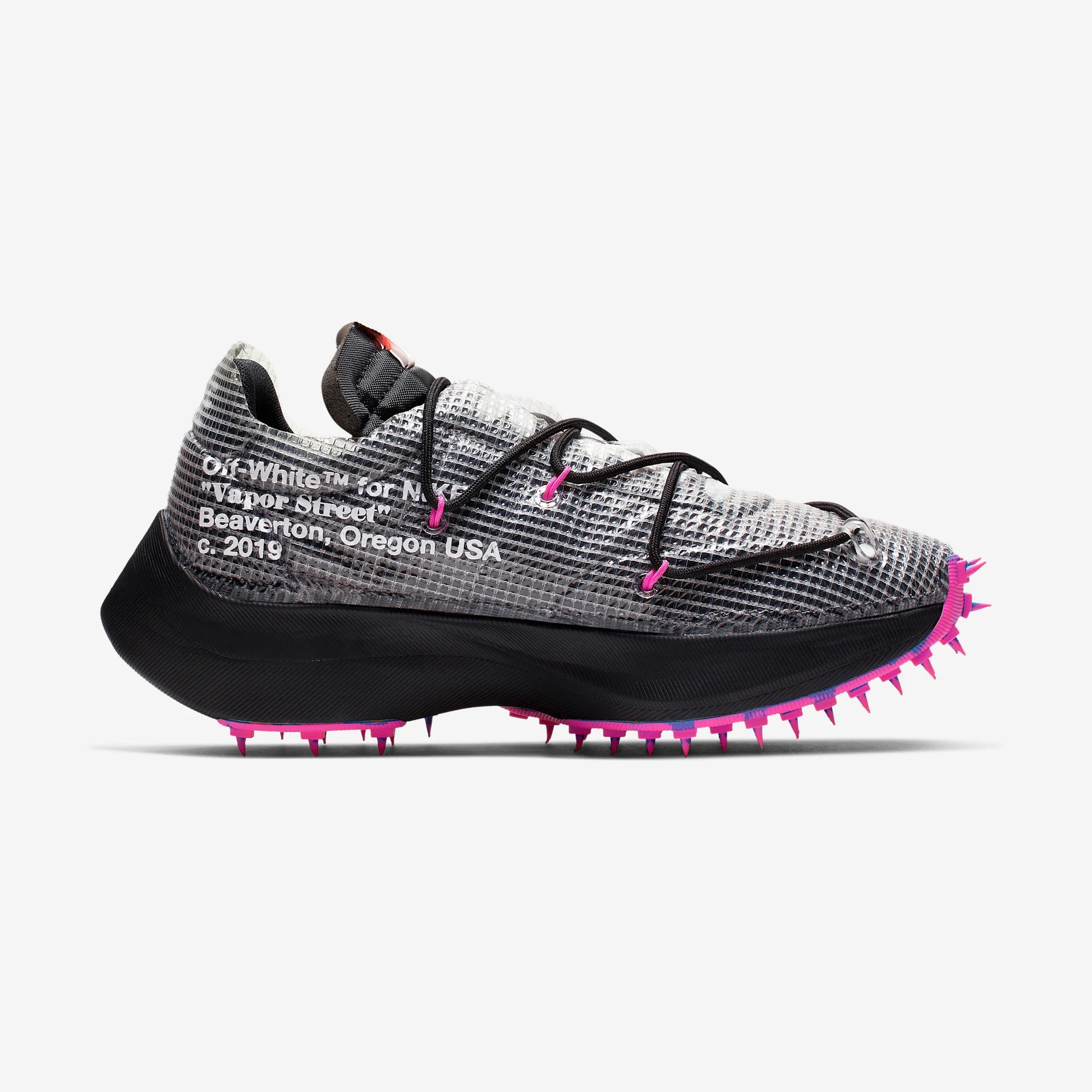 Nike Vapor Street Off-White Black Laser Fuchsia (Women's)
