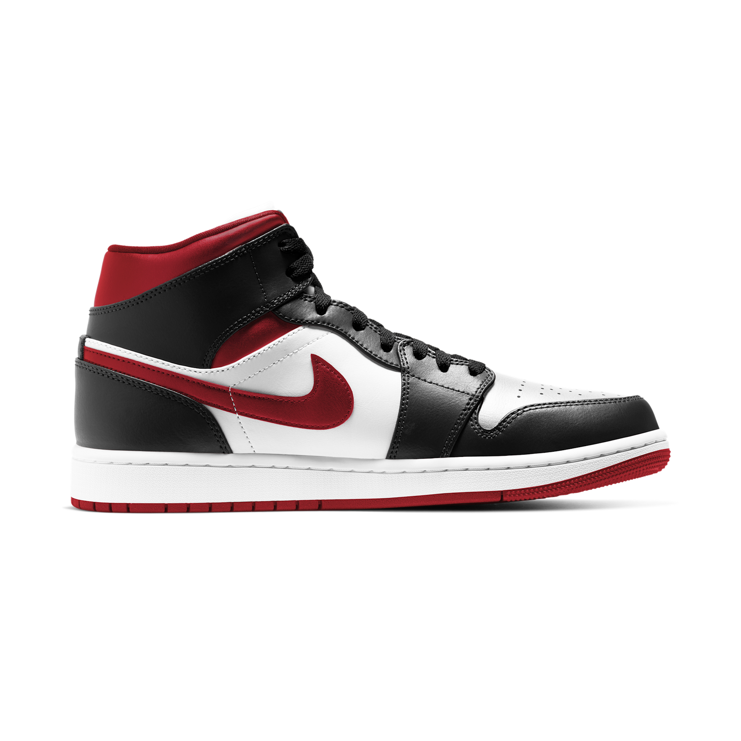 Jordan 1 Mid Gym Red Black White