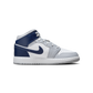 Jordan 1 Mid Wolf Grey Midnight Navy
