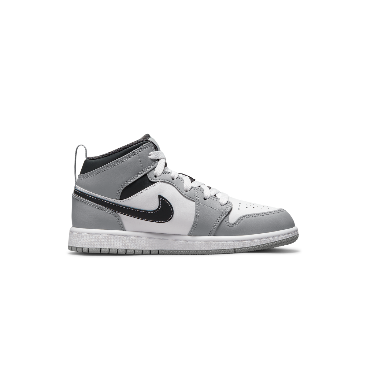 Air Jordan 1 Mid Light Smoke Grey (PS)