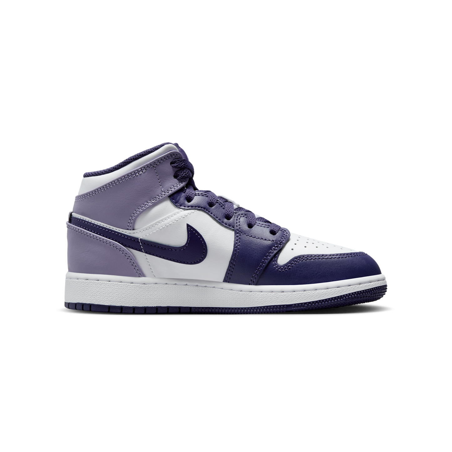 Jordan 1 Mid White Sky J Purple (GS)