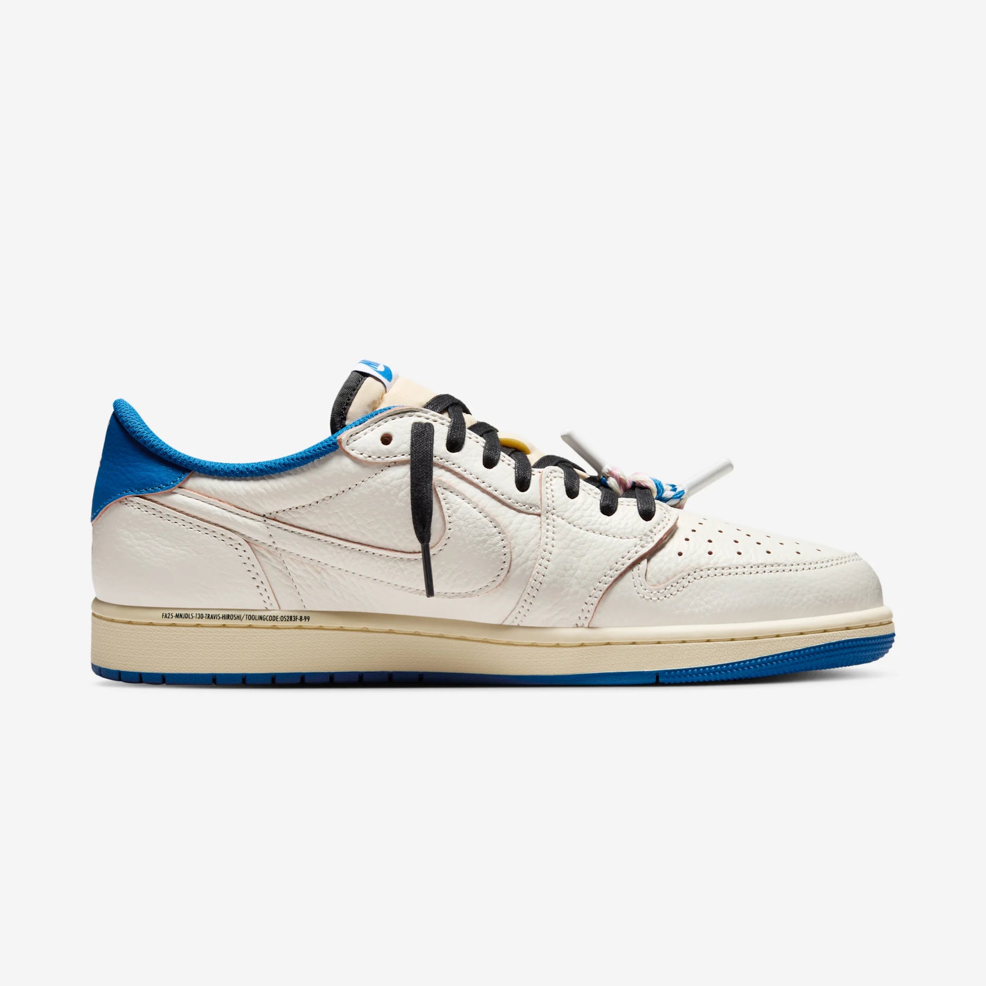Jordan 1 Retro Low OG SP Fragment x Travis Scott Sail Military Blue