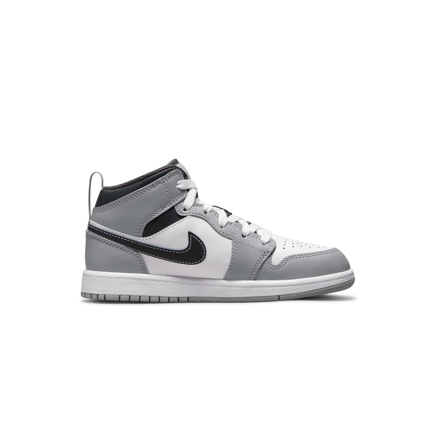 Air Jordan 1 Mid Light Smoke Grey (PS)