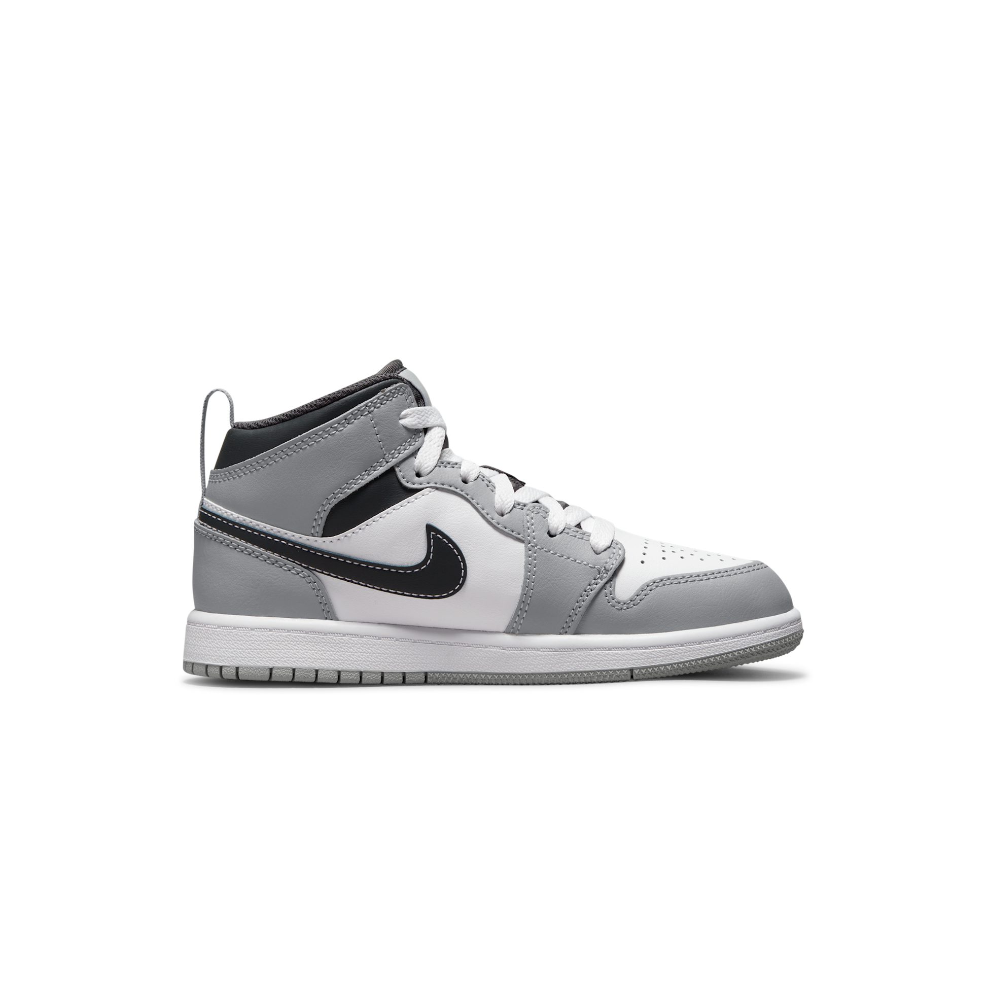 Air Jordan 1 Mid Light Smoke Grey (PS)
