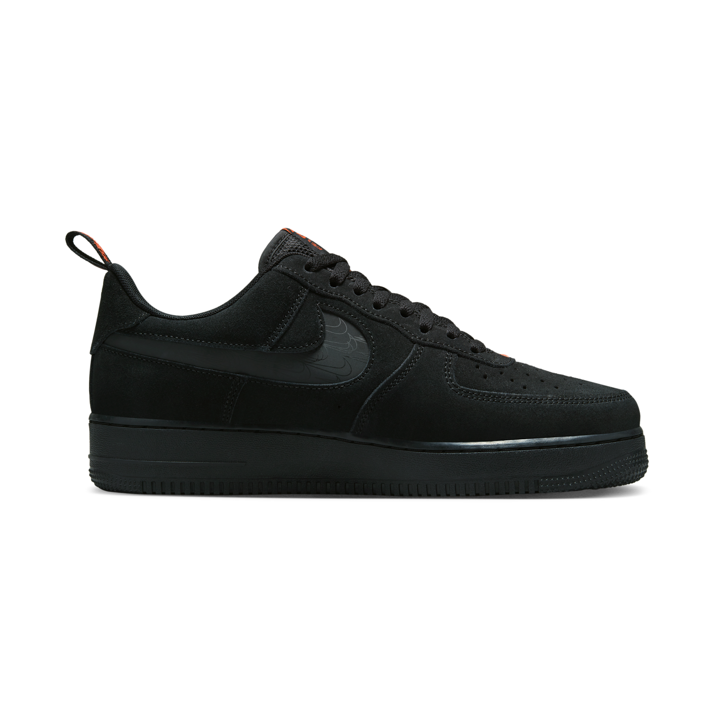 Nike Air Force 1 Low Multi-Swoosh Black Crimson