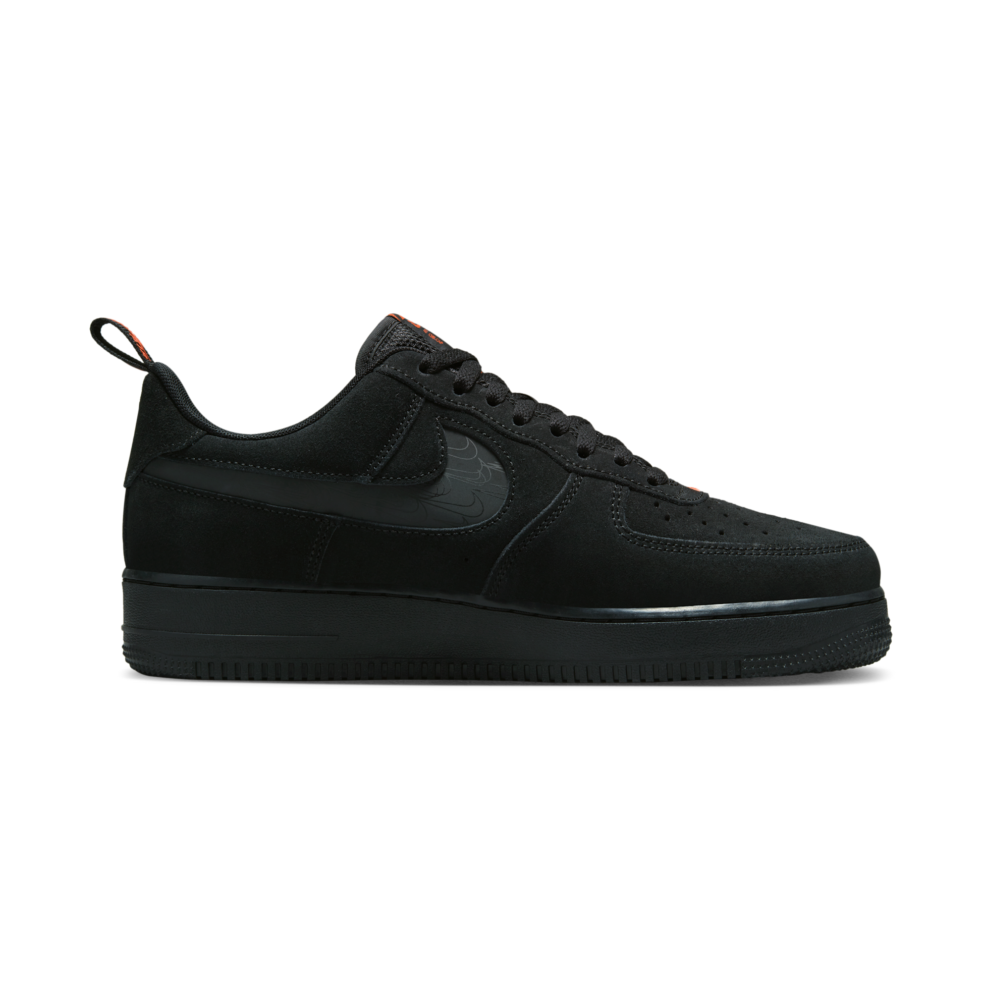 Nike Air Force 1 Low Multi-Swoosh Black Crimson