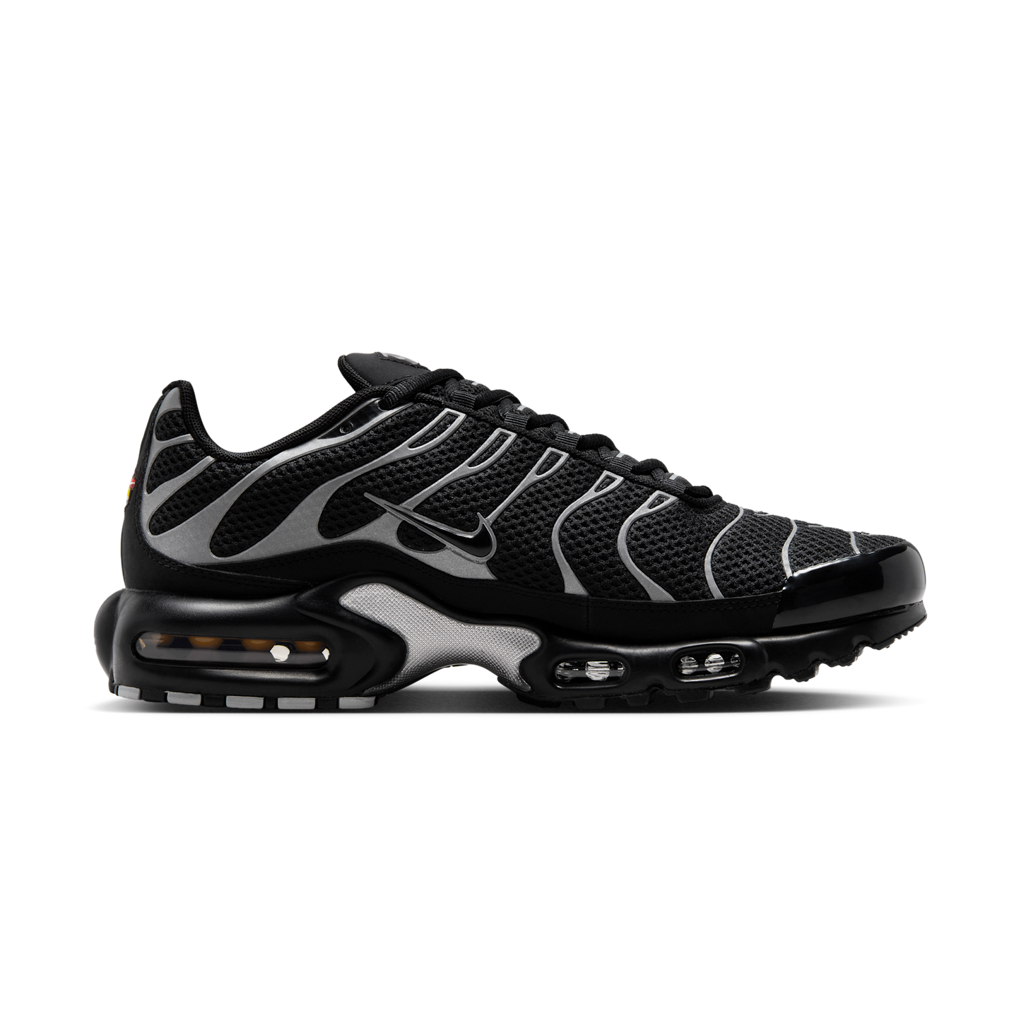Nike Air Max Plus Premium Black Reflective Silver