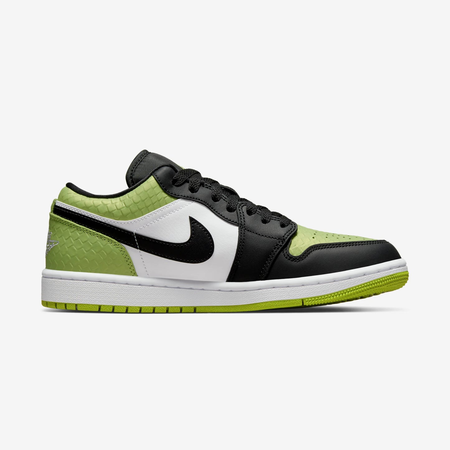 Jordan 1 Low Snakeskin Vivid Green (Women's)