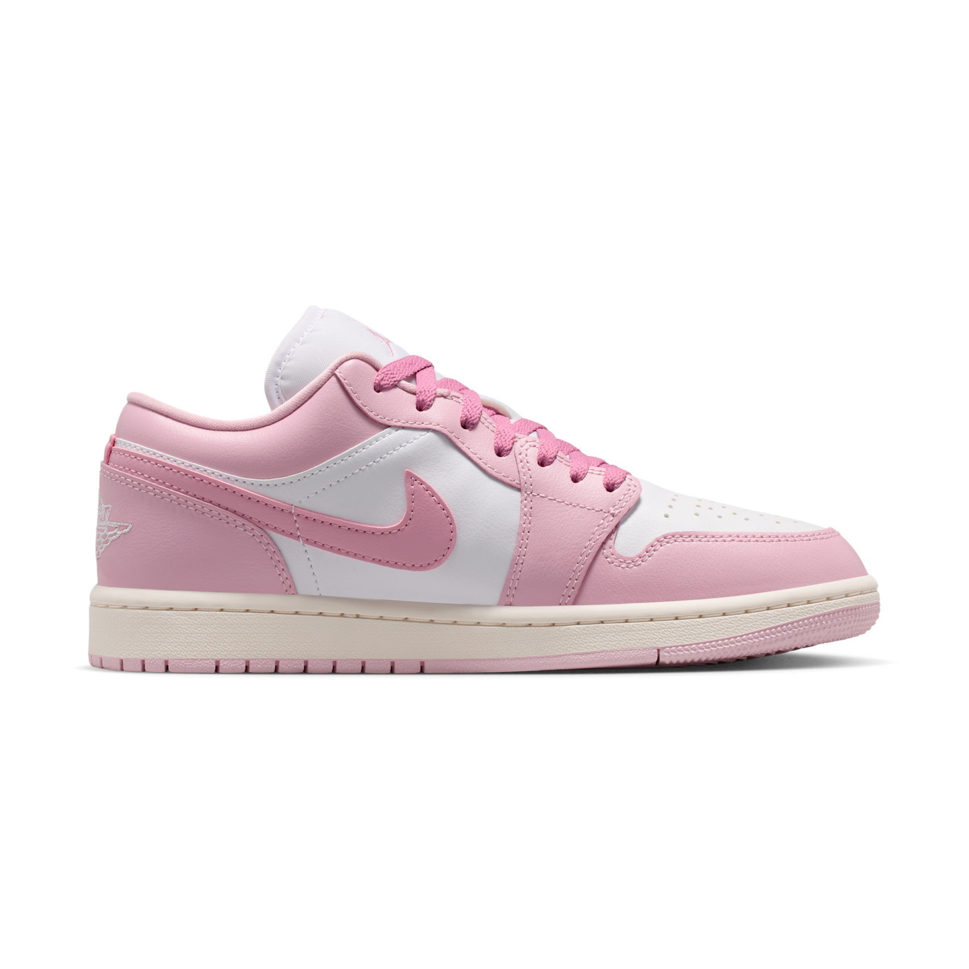 Jordan 1 Low Iced Carmine White (Women's)