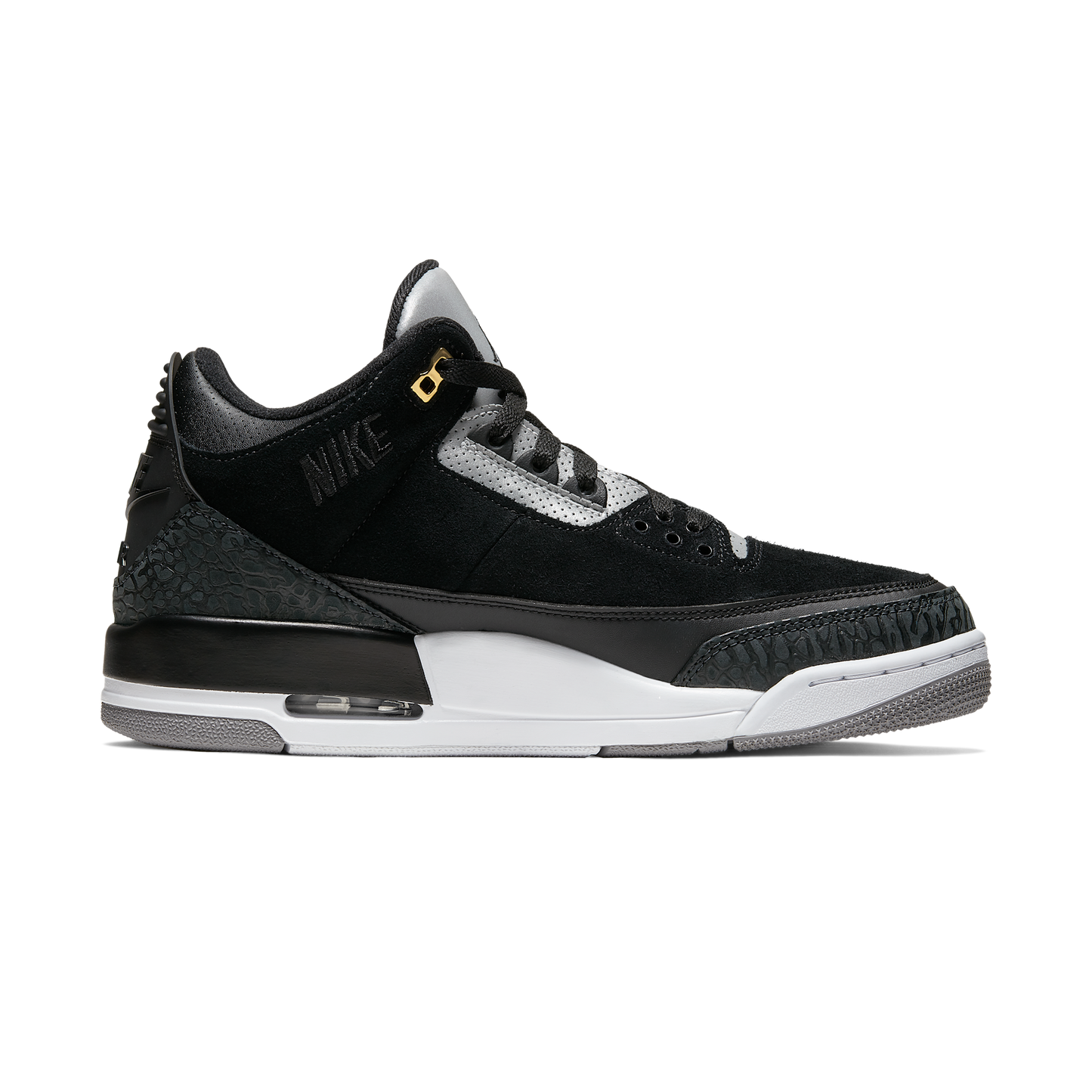 Jordan 3 Retro Tinker Black Cement Gold