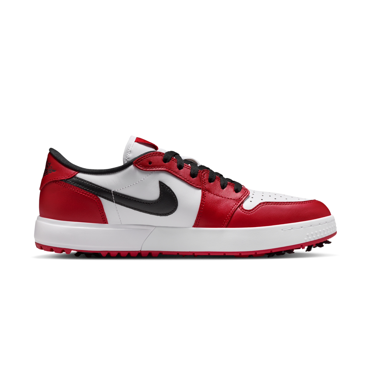 Jordan 1 Low Golf Spiked Varsity Red White Black